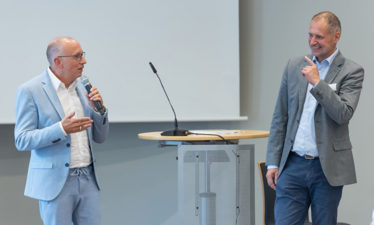 Christoph Hille (links) und Christian Dreiss (rechts) 