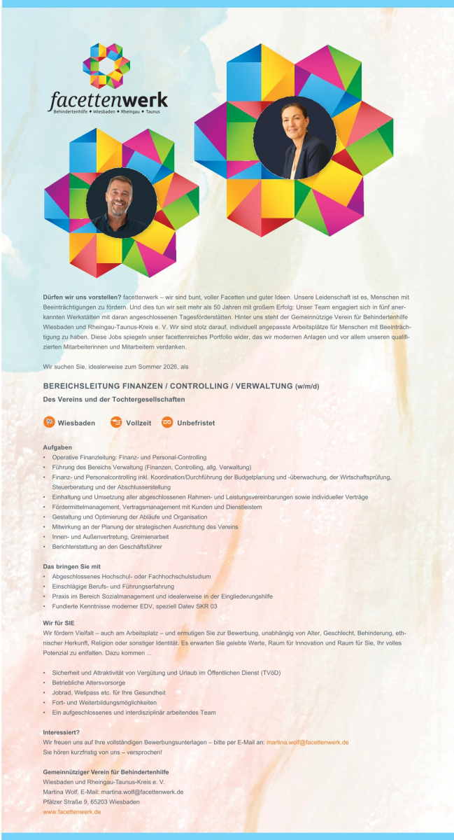 Bild der Stellenanzeige